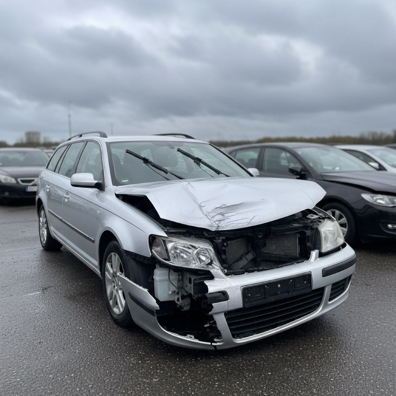 Unfall-Pkw in der Restwertbörse